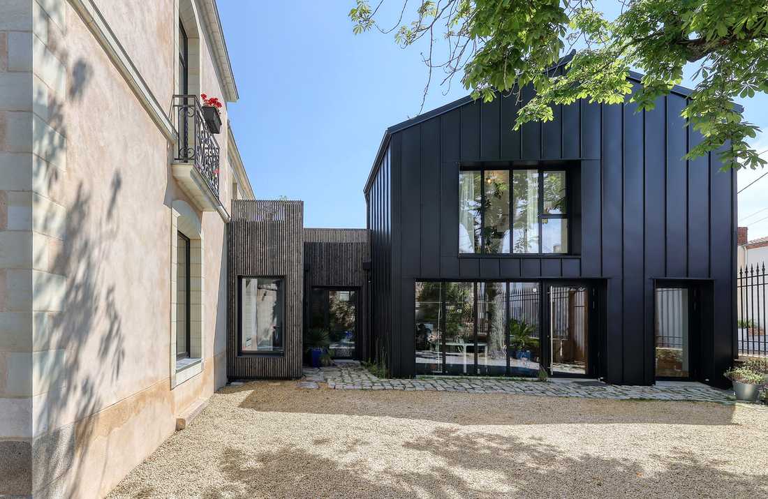 Extension d'une maison ancienne du 19e siècle par un architecte d'intérieur à Aix-en-Provence