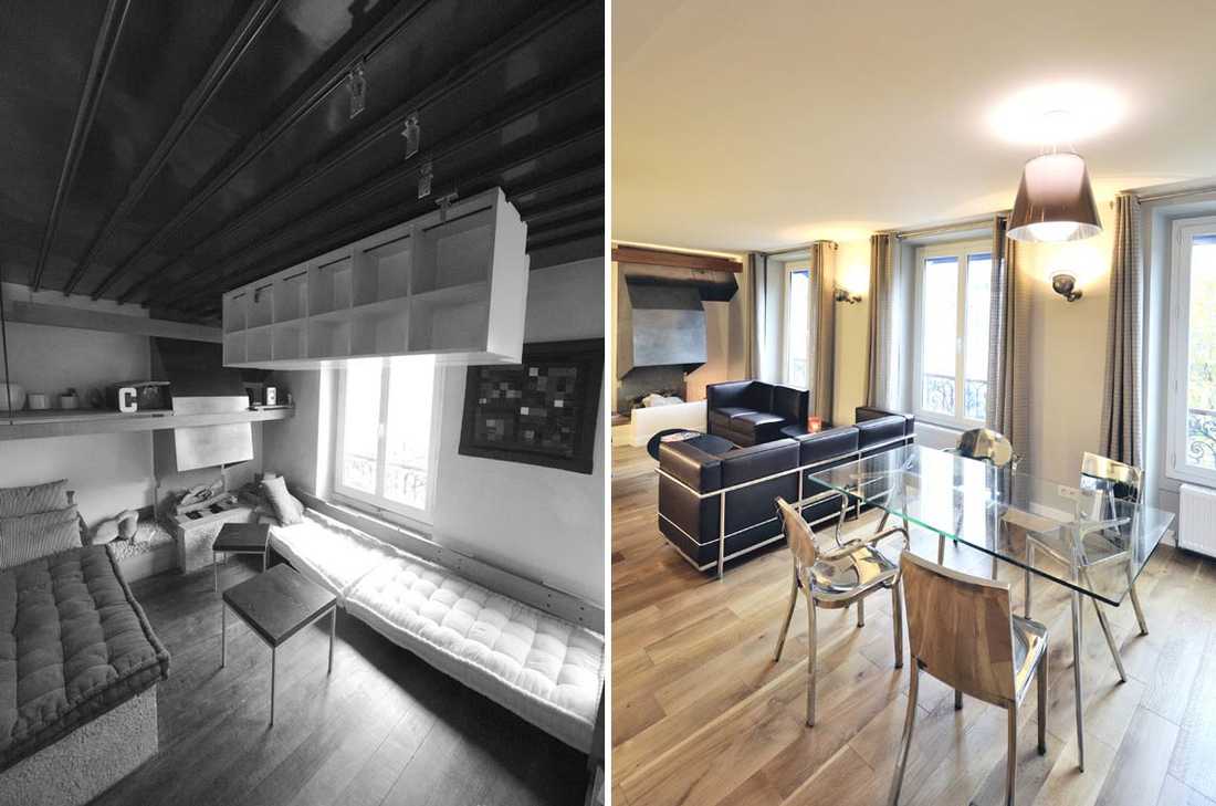 Aménagement d'un appartement atypique par un architecte d'intérieur à Aix-en-Provence