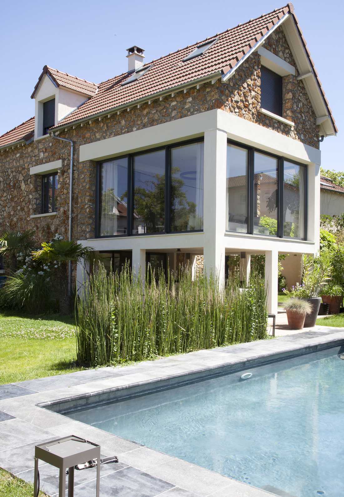 Extension d'une maison conçue par un architecte à Aix-en-Provence