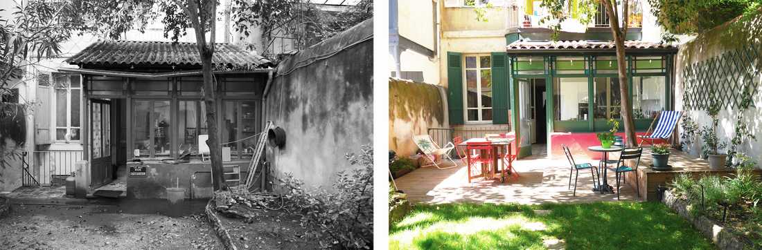 Rénovation du jardin d'une maison à Aix-en-Provence