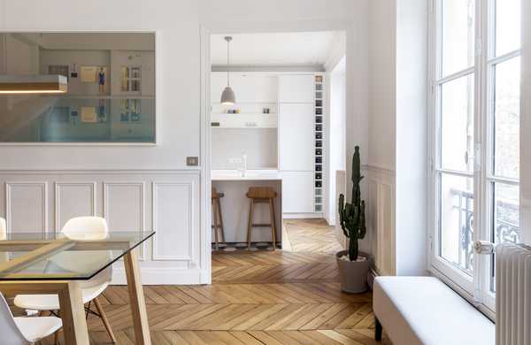 Rénovation intérieure d’un appartement haussmannien de 100m2 par un architecte d'intérieur à Aix-en-Provence