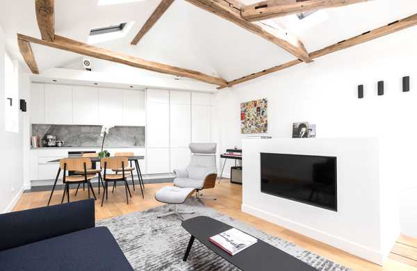 Modernisation d’un appartement duplex sous les combles par un architecte à Aix-en-Provence